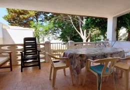 Fronte Mare a Torre Specchia di San Foca con Giardino e Veranda